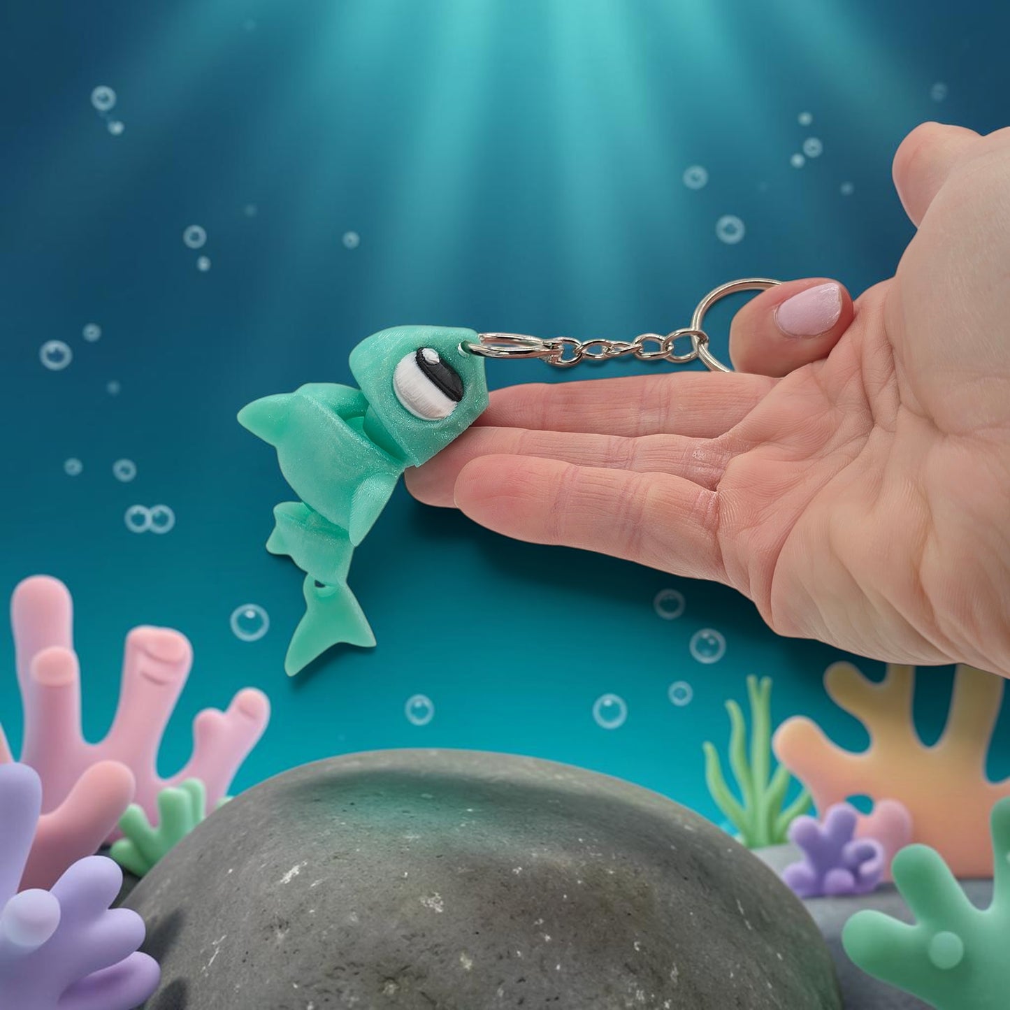 Latchling Shark KeyChain and Bag Buddy