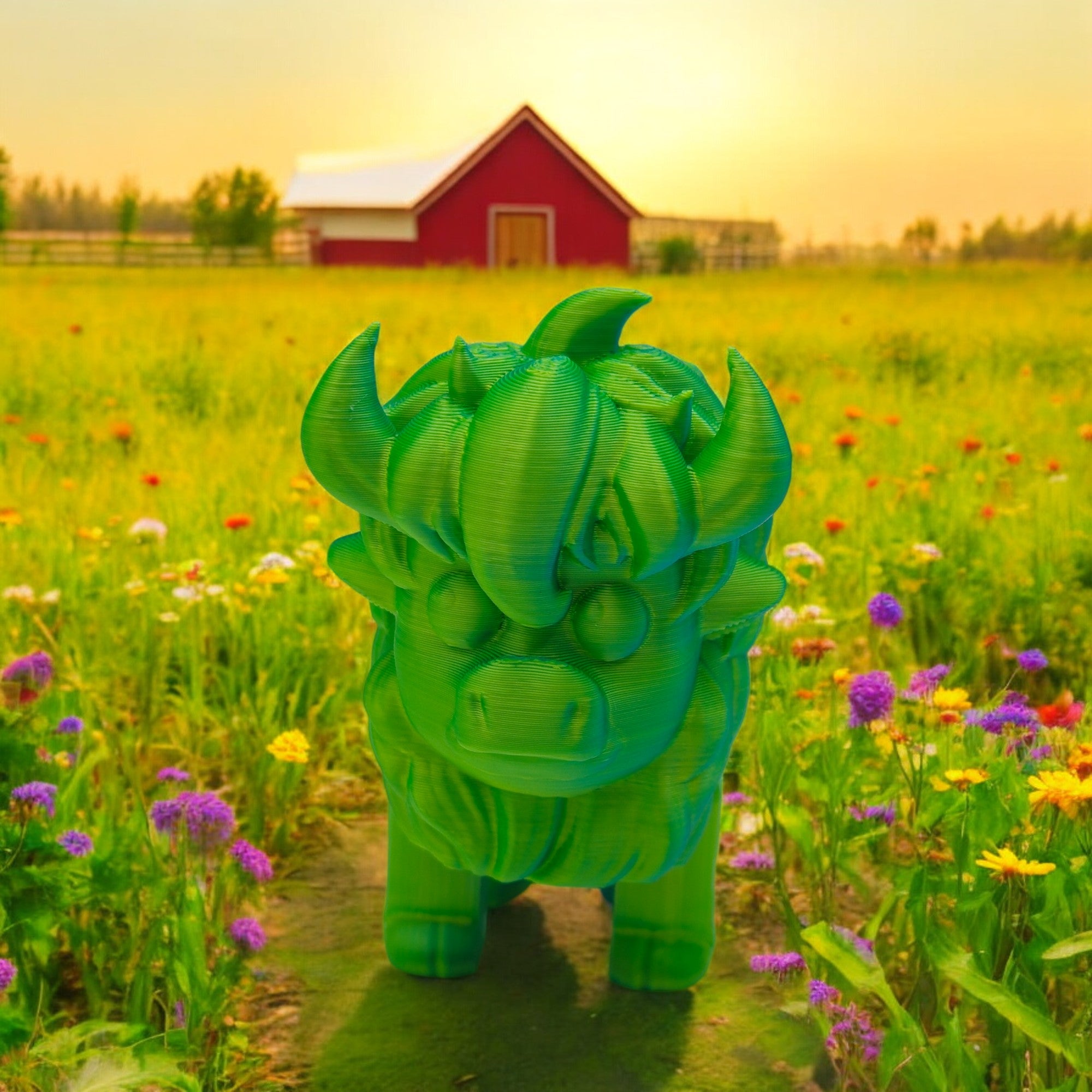 Miniature Bison Ranch Barnyard Bison – FantasyPets