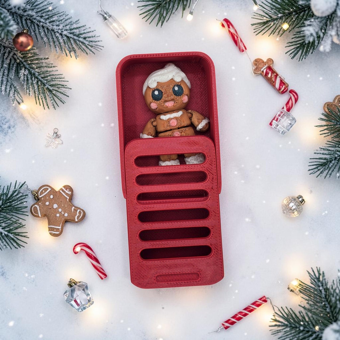 Joyful Gingerbread Man Holiday Crate Mate