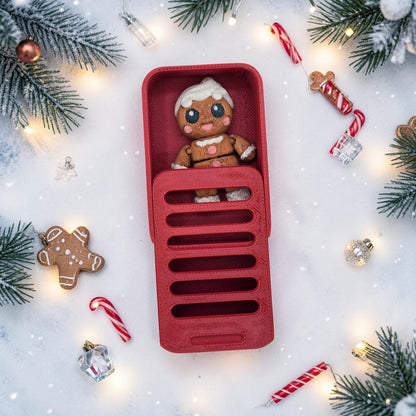 Joyful Gingerbread Man Holiday Crate Mate