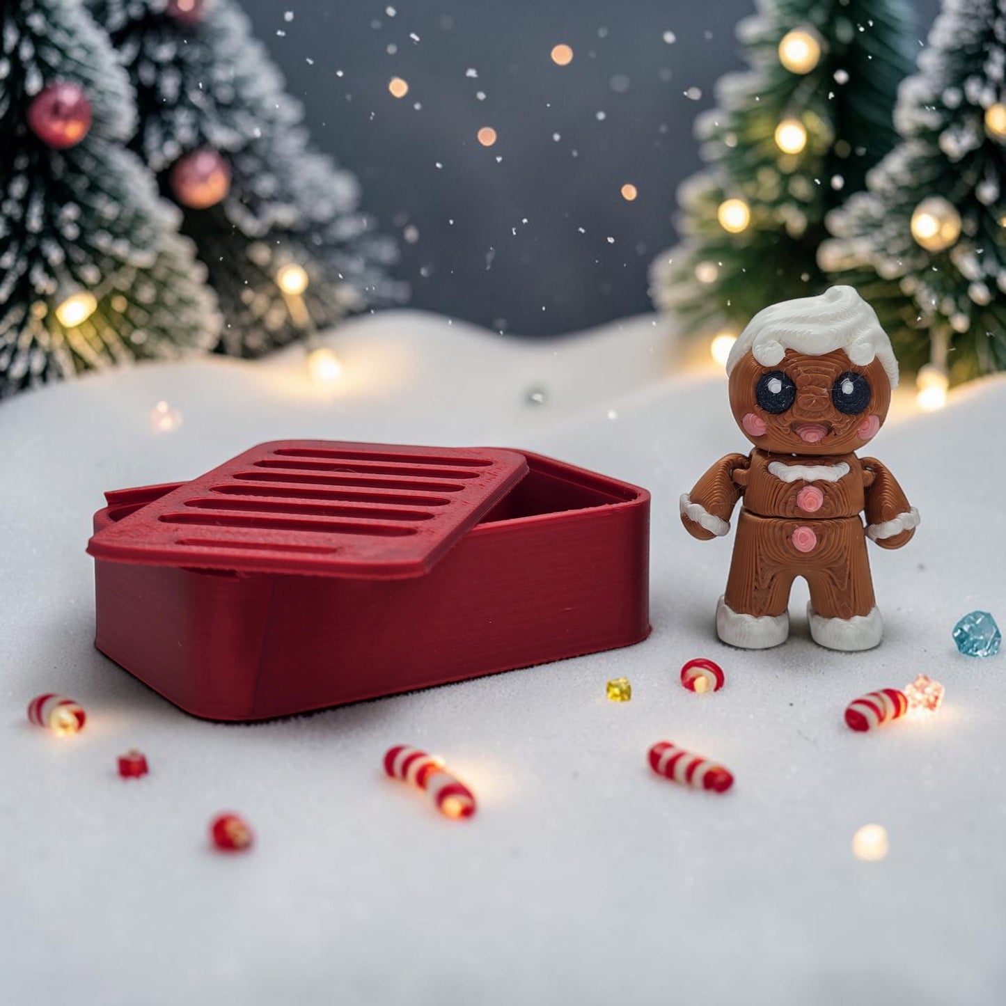 Joyful Gingerbread Man Holiday Crate Mate
