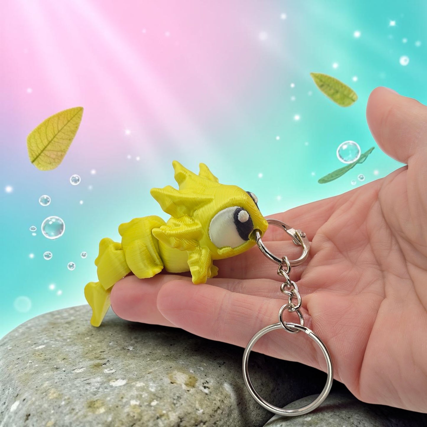 Latchling Axolotl KeyChain and Bag Buddy
