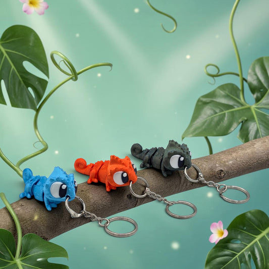 Latchling Chameleon KeyChain and Bag Buddy