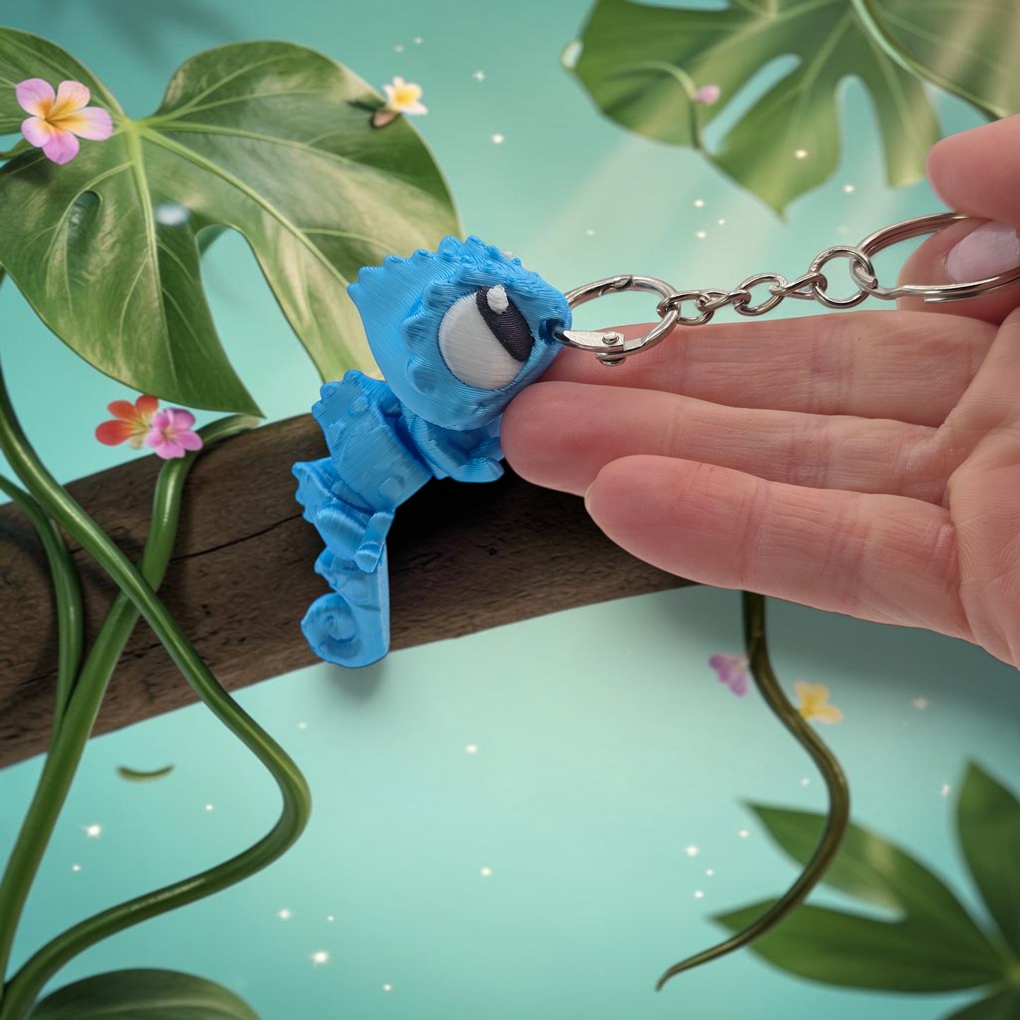 Latchling Chameleon KeyChain and Bag Buddy