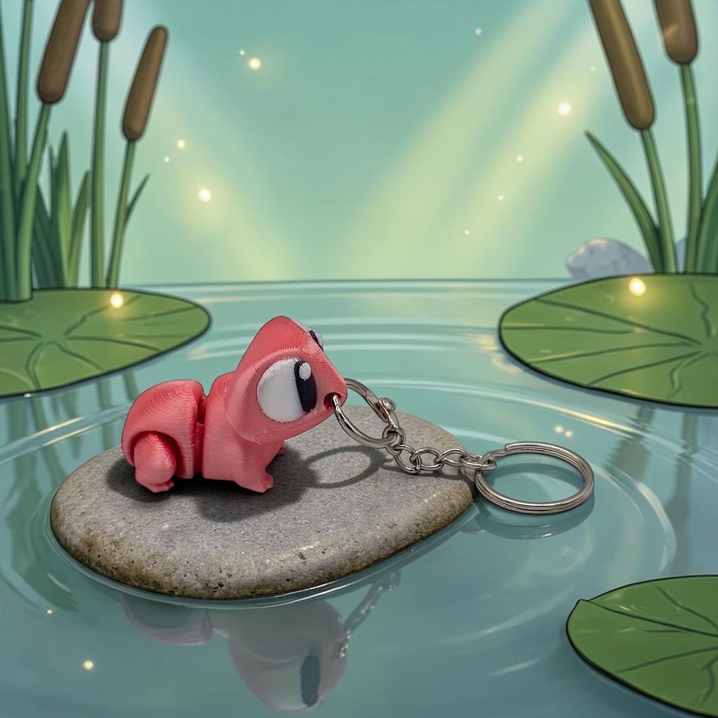 Latchling Frog KeyChain and Bag Buddy