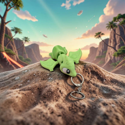 Latchling Pterodactyl KeyChain and Bag Buddy