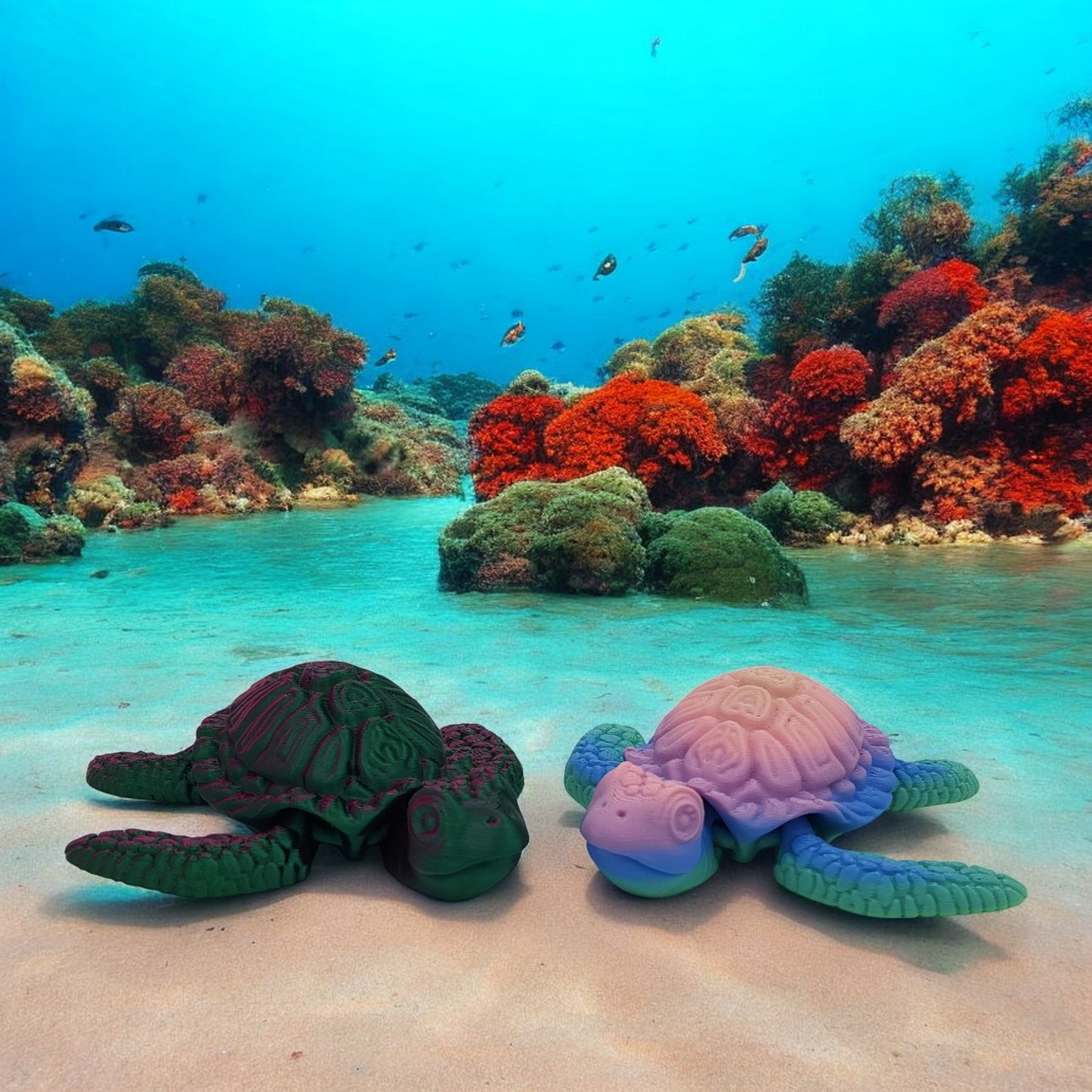 Seagrass Sea Turtle