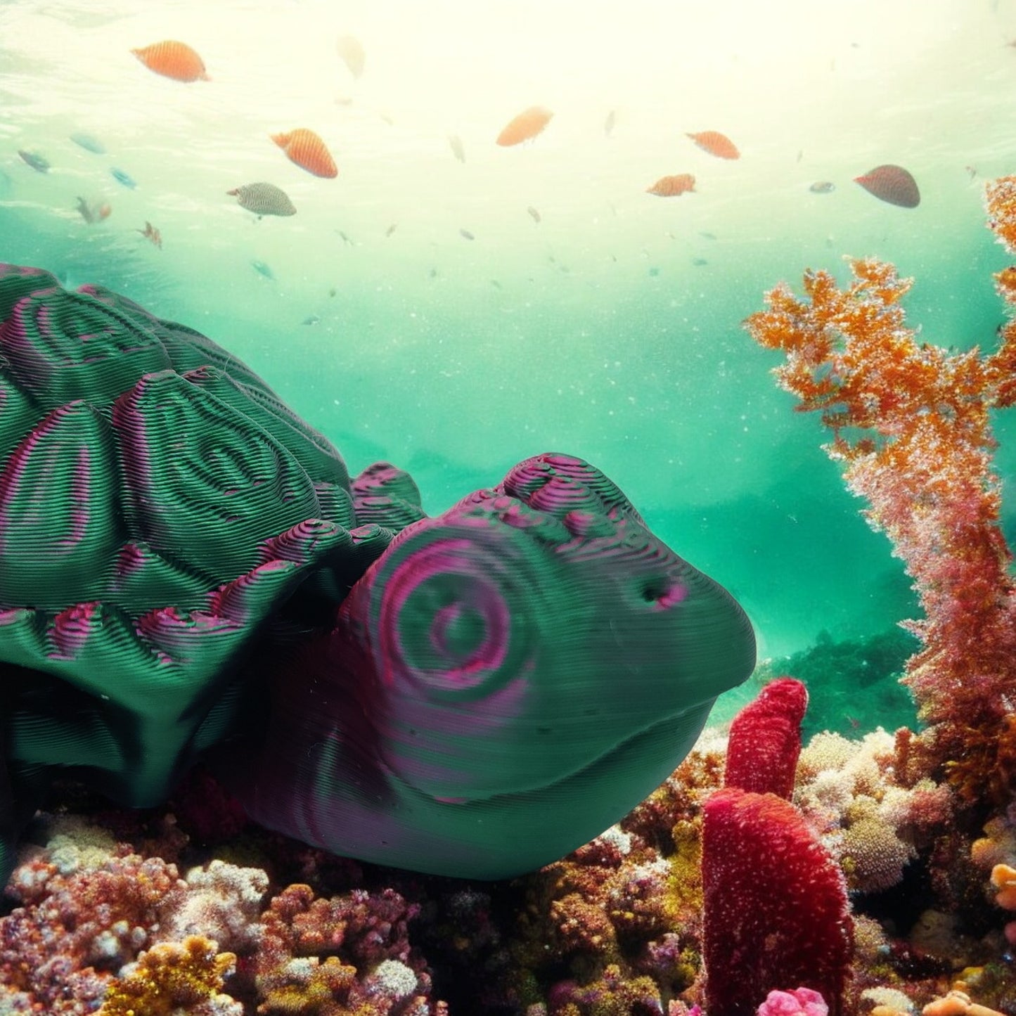Seagrass Sea Turtle