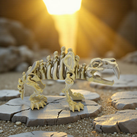 Skeletal Sabretooth Tiger