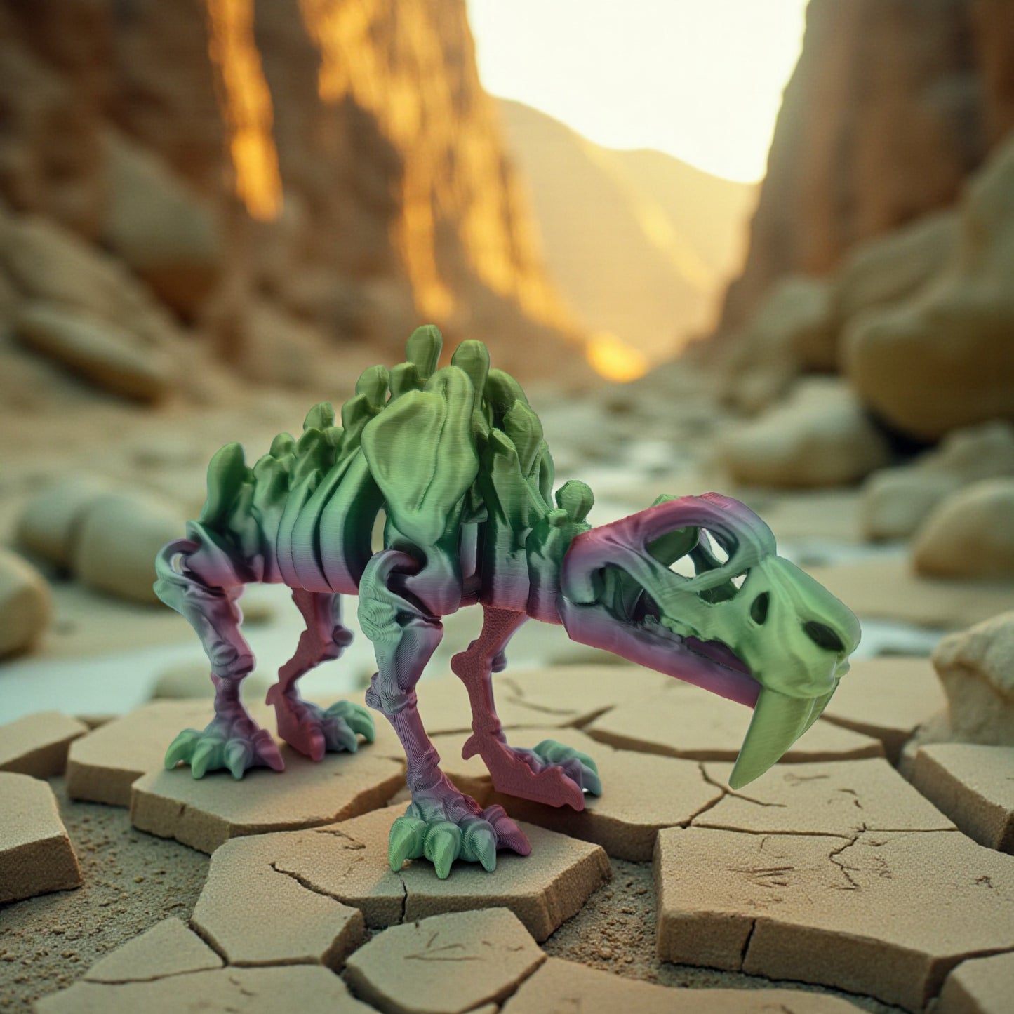 Skeletal Sabretooth Tiger