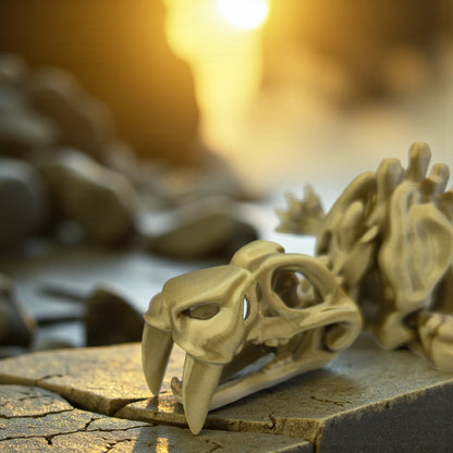 Skeletal Sabretooth Tiger