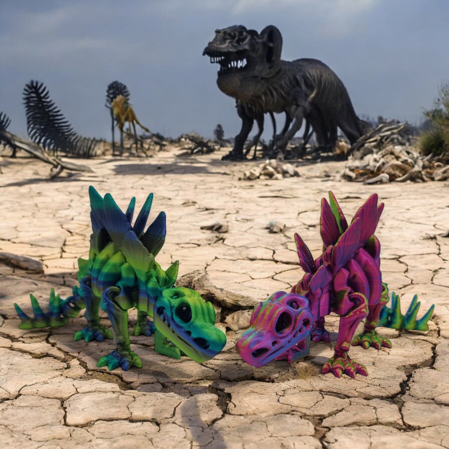 Skeletal Stegosaurus
