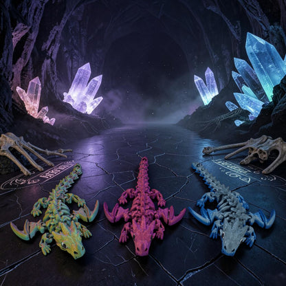 Skeletal Winged Dragon