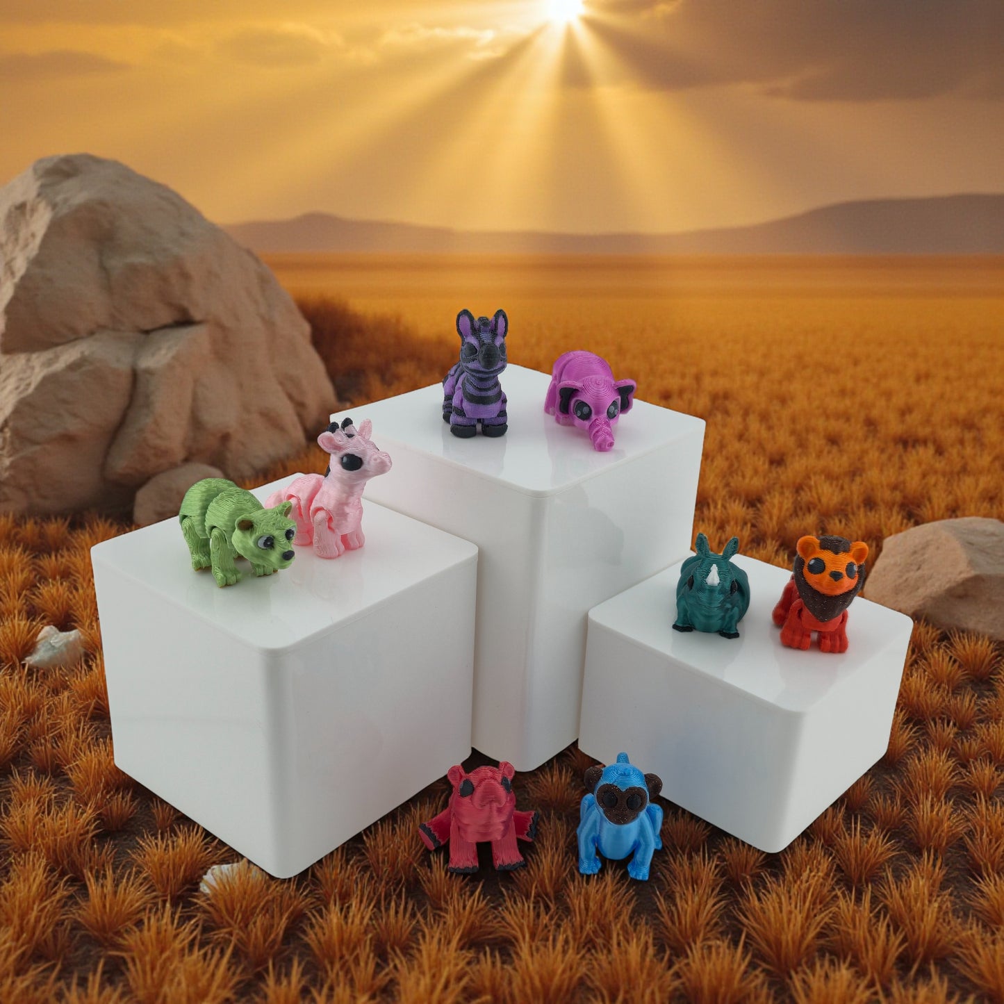 Zoo & Safari Treasure Minis